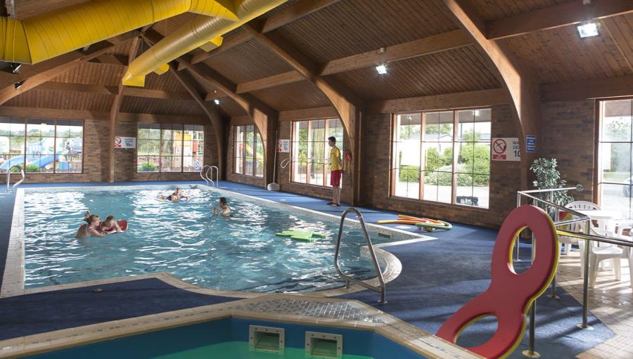 indoor swimming pool at Nairn Lochloy Holiday Park