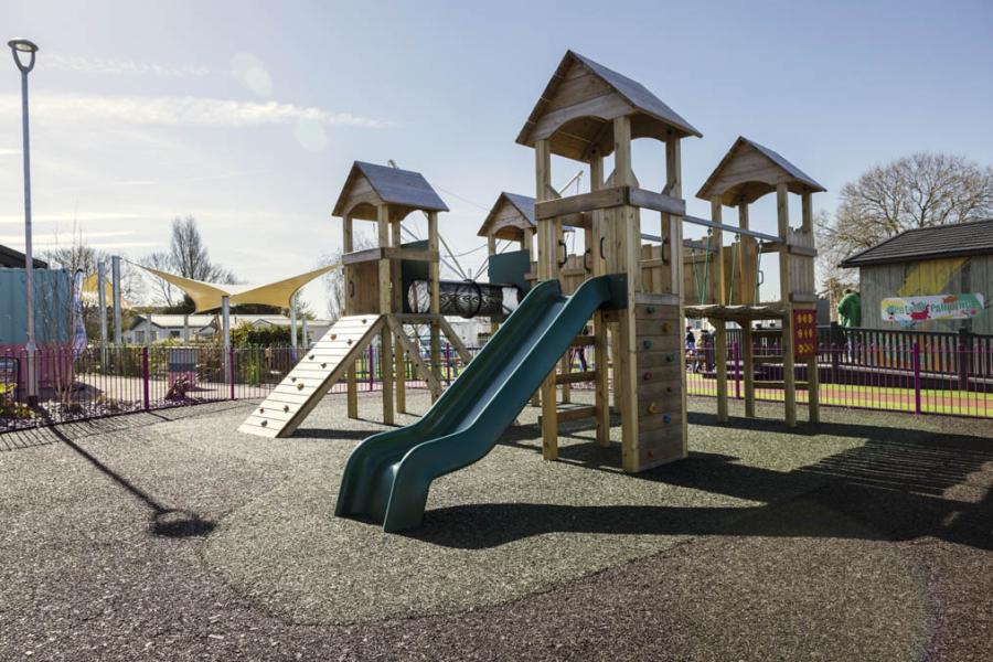 kids adventure playground at Naze Marine Holiday Park