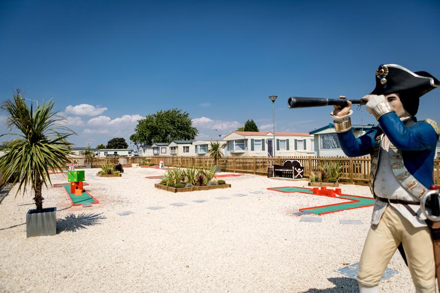 crazy golf at Seawick Holiday Park