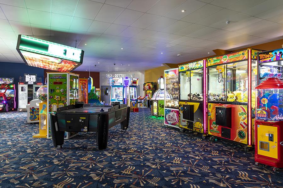 amusement arcade at Seawick Holiday Park