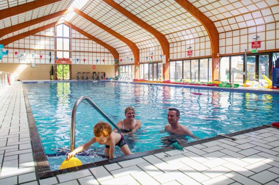 indoor swimming pool at Skegness Holiday Park