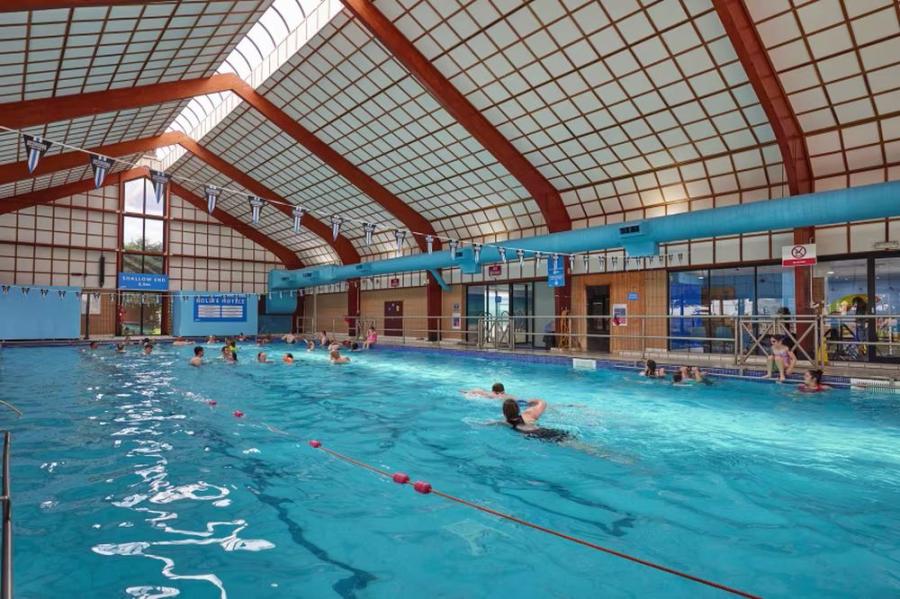 Skegness Holiday Park indoor pool with lanes