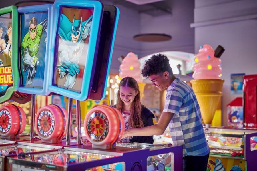 amusement arcade at Skegness Holiday Park