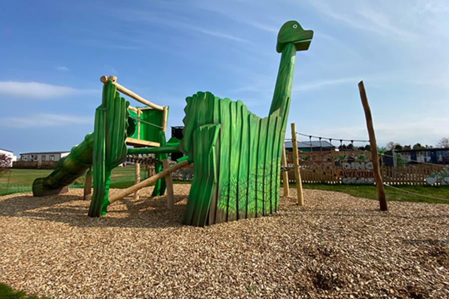 kids adventure playground at Broadland Sands Holiday Park