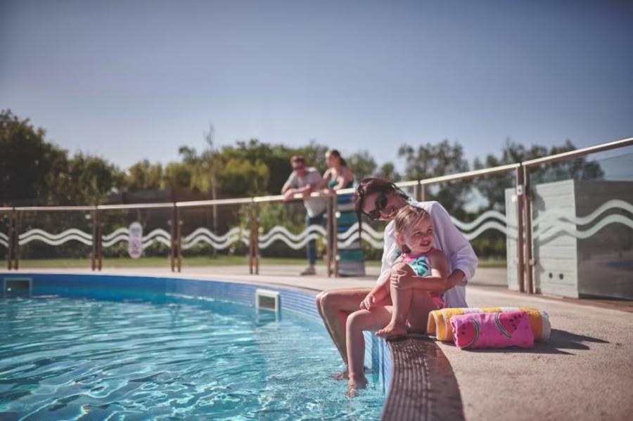 outdoor swimming pool at Burnham-on-Sea Holiday Village