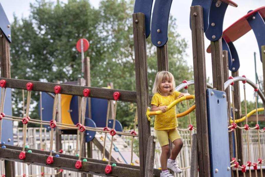 kids rope walk at Burnham-on-Sea Holiday Village