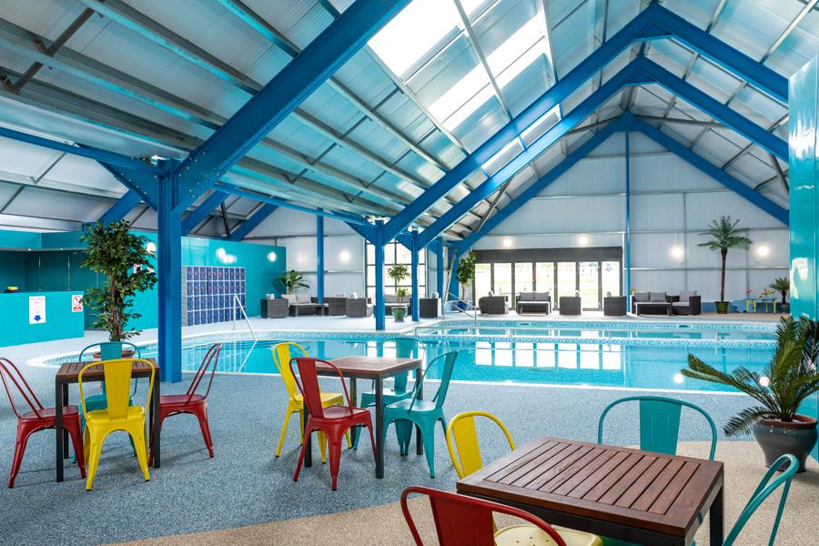 indoor swimming pool at Carlton Meres Holiday Park