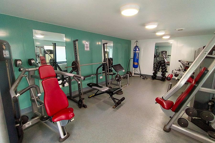 the gym at Carlton Meres Holiday Park