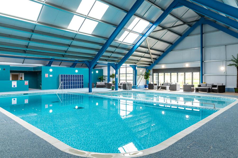 indoor swimming pool at Carlton Meres Holiday Park