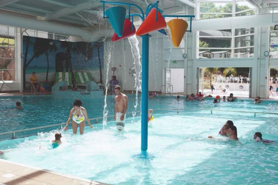 the indoor pool at Kiln Park Holiday Park