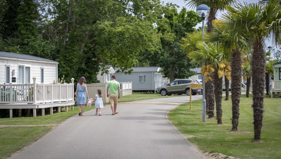 caravans for hire at Weeley Bridge Holiday Park