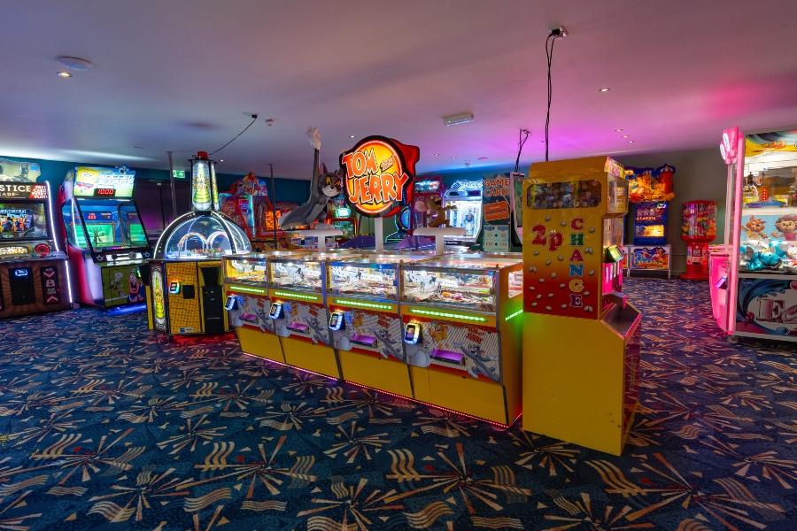 amusement arcade for the kids at Marlie Holiday Park