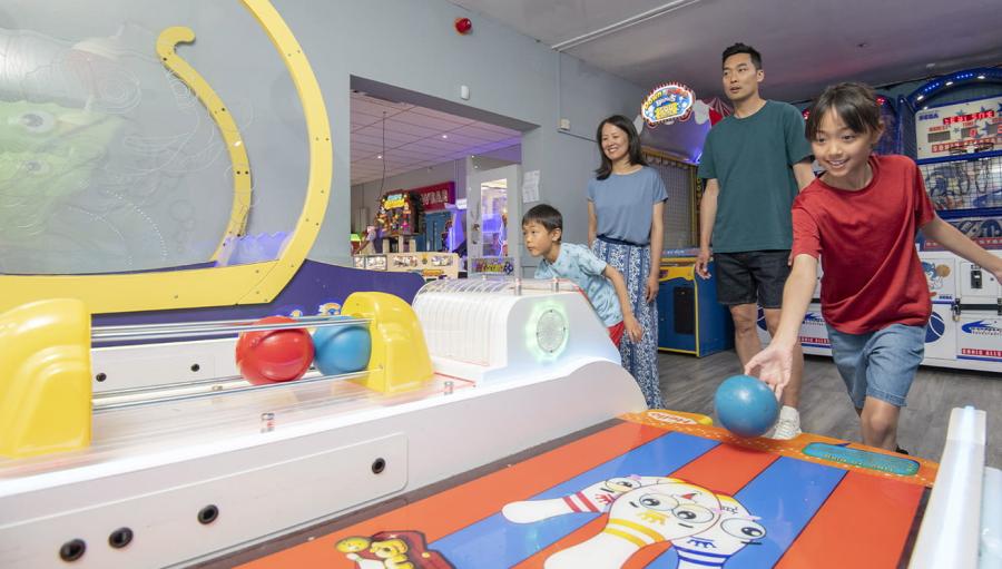 amusement arcade at Romney Sands Holiday Park