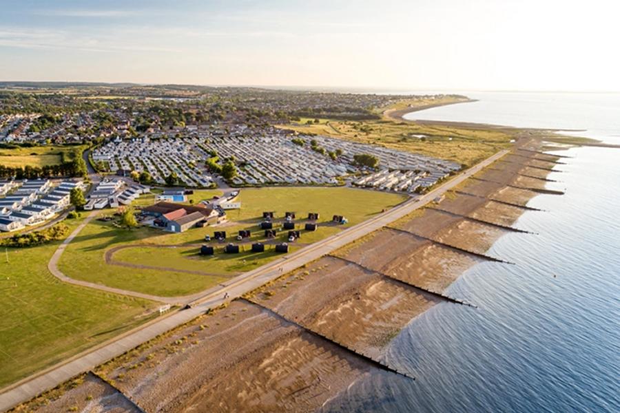 Seaview Holiday Park by the beach in Kent