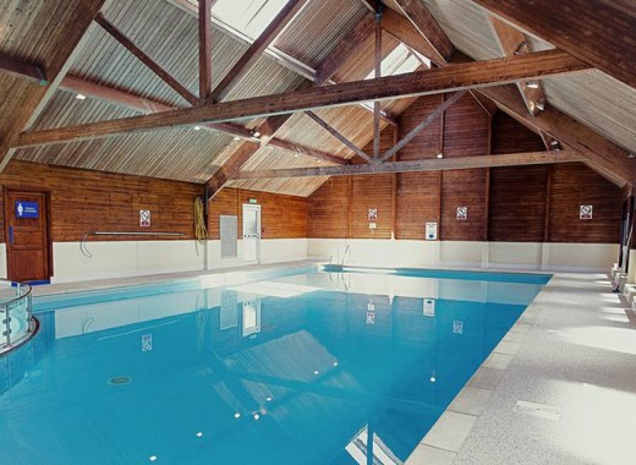 the indoor swimming pool at Barmouth Bay Holiday Park