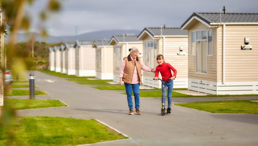 static caravans in Wales at Brynowen Holiday Park