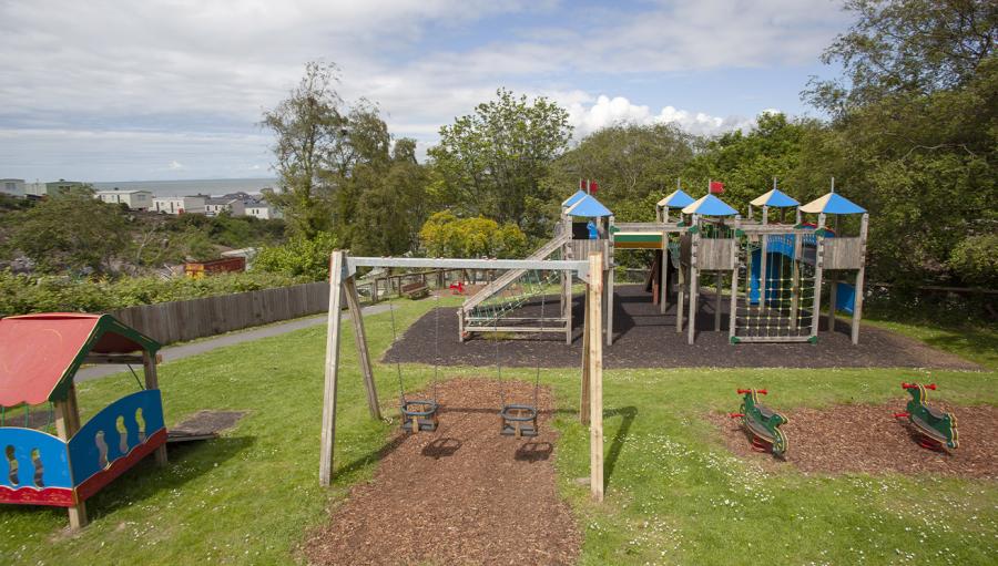 kids adventure playground at Brynowen Holiday Park