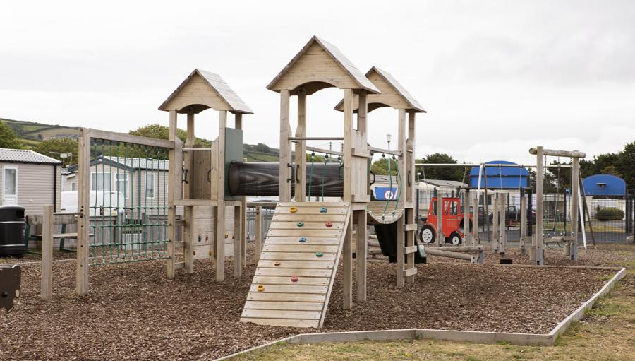 kids playground at Carmarthen Bay Holiday Park