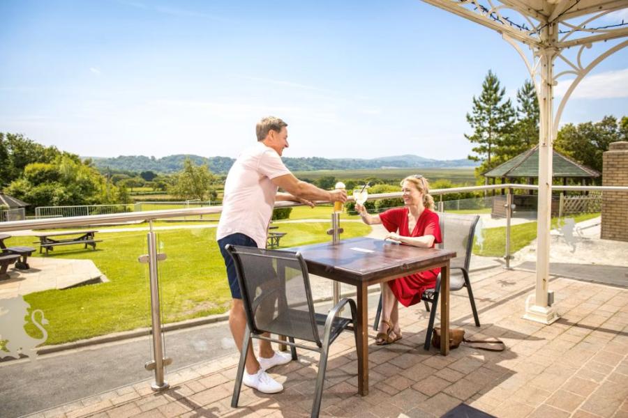 looking out over the holiday park