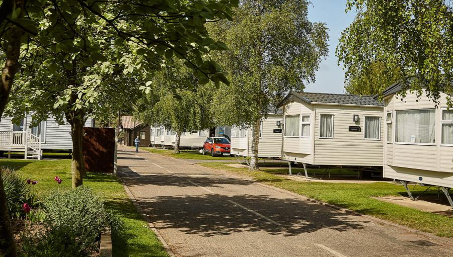 great Yarmouth static caravan site at Vauxhall Holiday Park