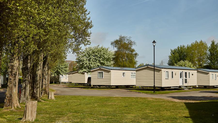 static caravans and lodges at Vauxhall Holiday Park