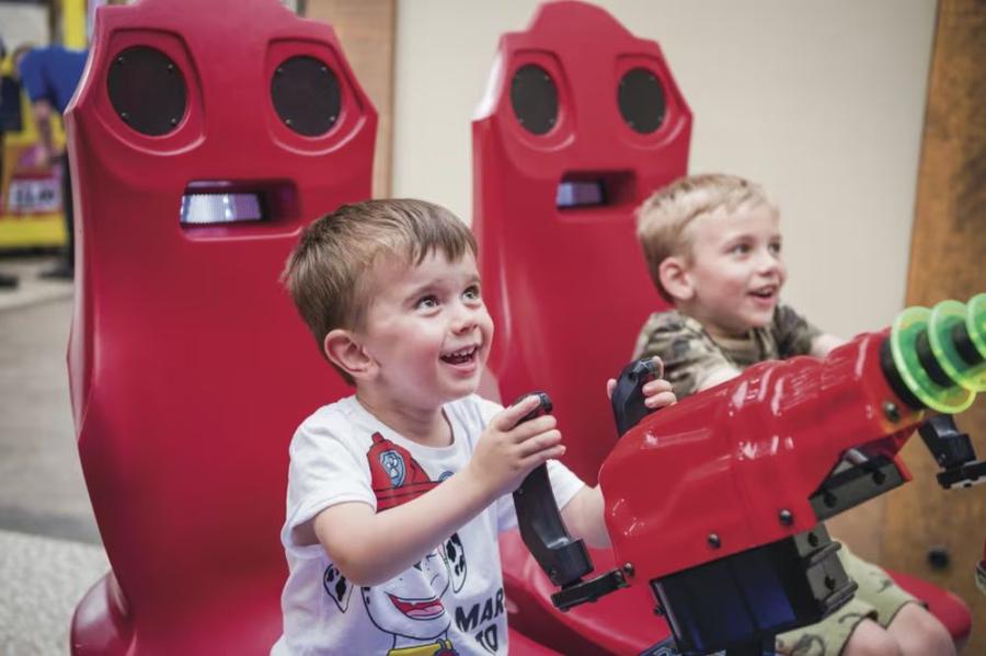 Haggerston Castle Holiday Park amusement park arcade