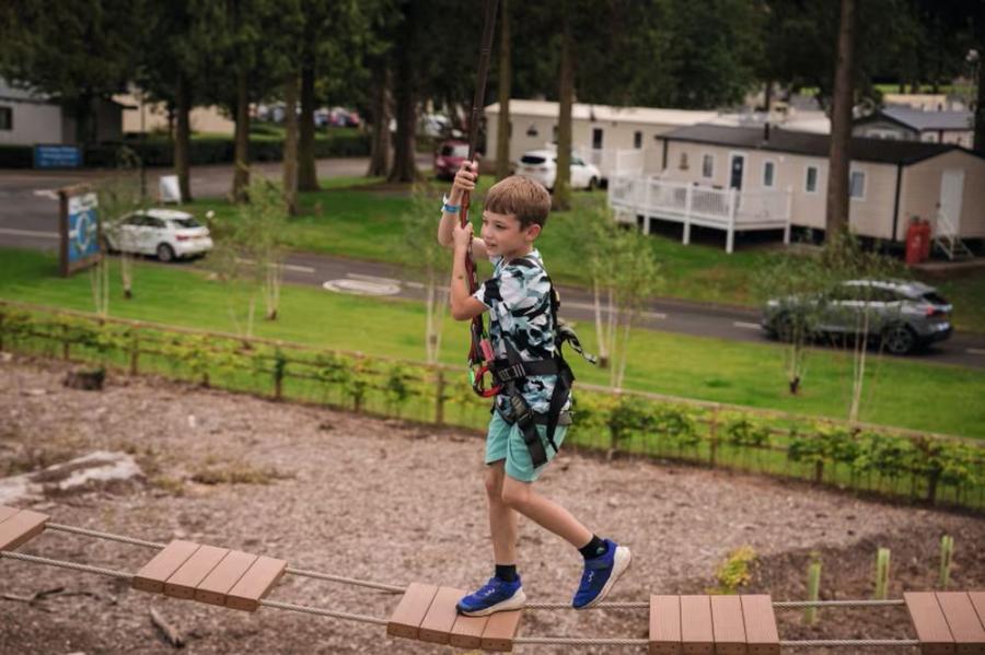 Haggerston Castle Holiday Park kids adventure playground