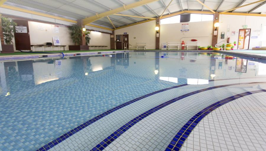 the swimming pool at Summerfields Holiday Park