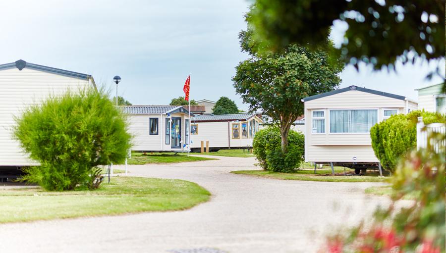 luxury caravans on this caister on sea caravan site