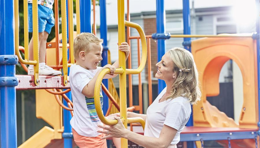 kids adventure playground at Summerfields Holiday Park