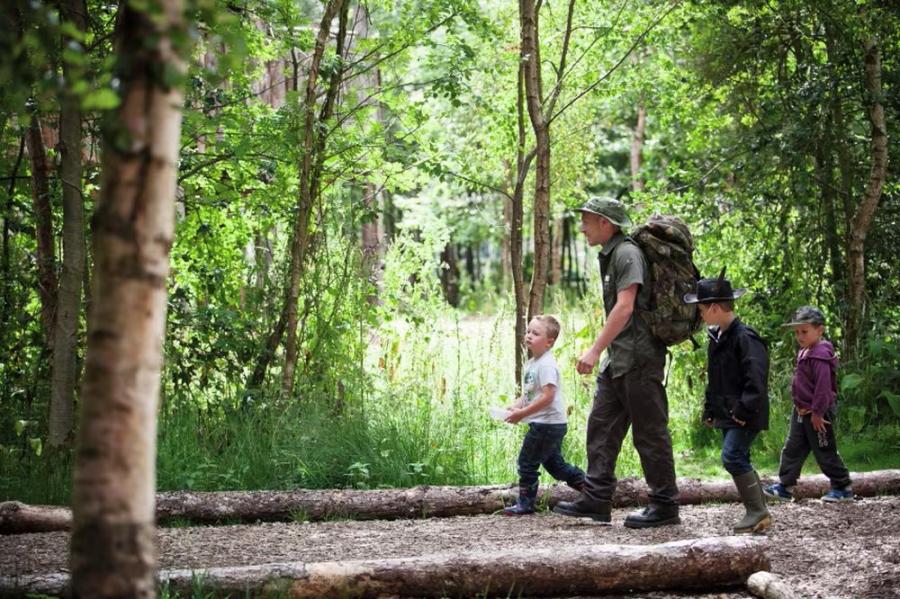 going on nature trails at Wild Duck Holiday Park