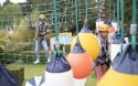 high ropes course at Sandford Holiday Park