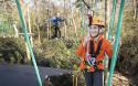 high rope course at Warmwell Holiday Park