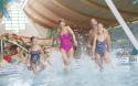 the indoor water flumes at Vauxhall Holiday Park