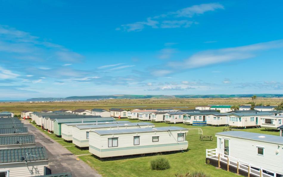 static caravans for sale at Surf Bay in Devon