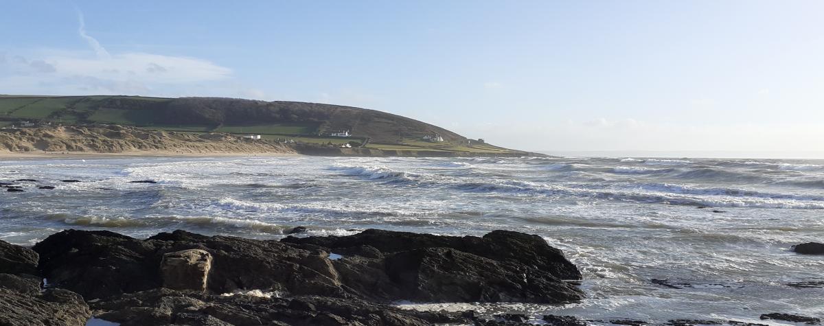 Croyde beach in North Devon